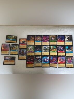 Disney Lorcana Lot of 24 Cards